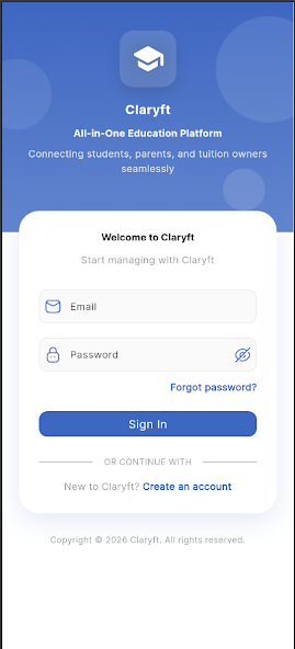 Claryft Android app screenshot 1 from Google Play